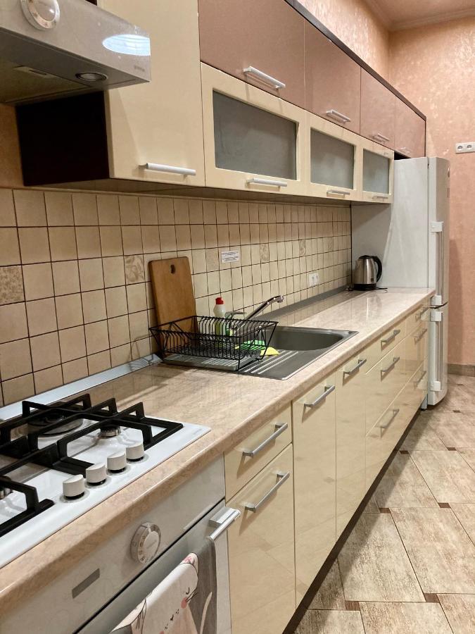 Large Apartment In The City Center Mukacheve Bagian luar foto